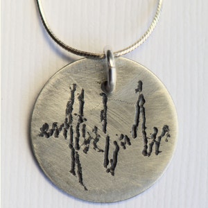 Custom personalized heartbeat necklace: baby heartbeat necklace / EKG necklace / expectant mothers gift / nurse gift / recovery jewelry