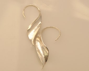 Sterling silver drop earrings