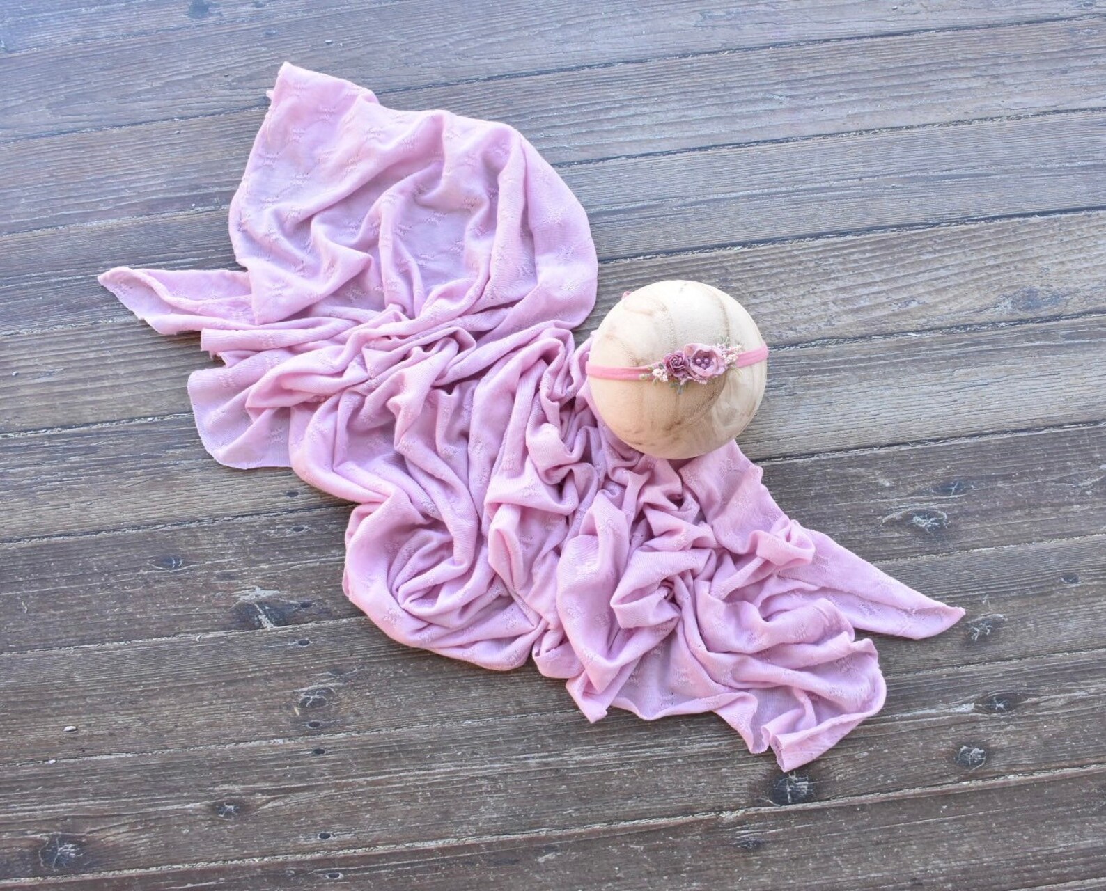 Pink newborn wrap set pink baby wrap pink baby tieback Etsy