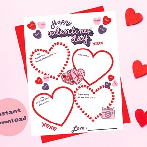 Füllen Sie die leeren Valentinstagskarten, Kinder Valentinstagskarten, Valentinstagskarten, Valentinstagskarten, Valentinstagskarten, Valentinstage, Malseiten aus