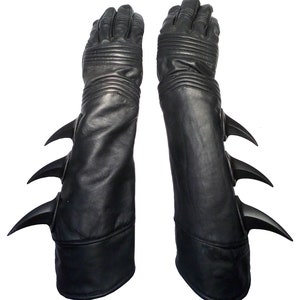Superhero BEST Kilmer Forever/Clooney and Robin 1995/1997 Style Screen Accurate Complete  Leather FITTED Bat Gloves Cosplay Replica