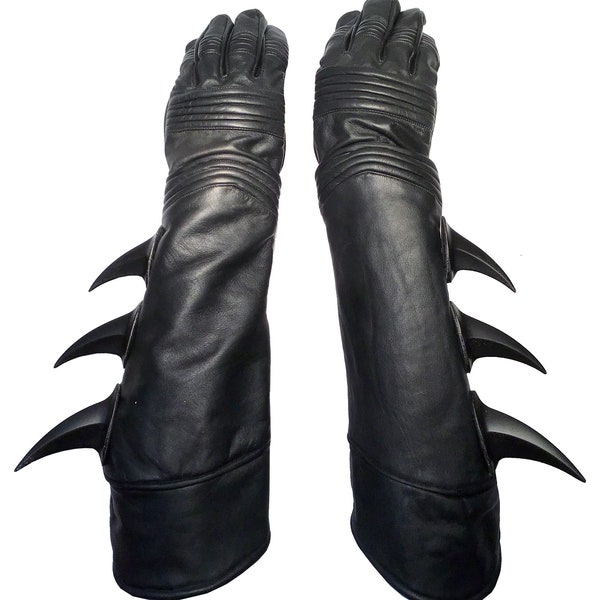 Val Kilmer Forever/George Clooney and Robin 1995/1997 BEST Screen Accurate Leather Bat Gloves