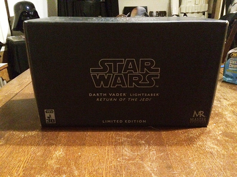 Mästerreplikor ROTJ Darth Vader ljussabel (466 av 500) SW-164LE med fodral bild 2