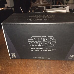 Mästerreplikor ROTJ Darth Vader ljussabel (466 av 500) SW-164LE med fodral bild 8