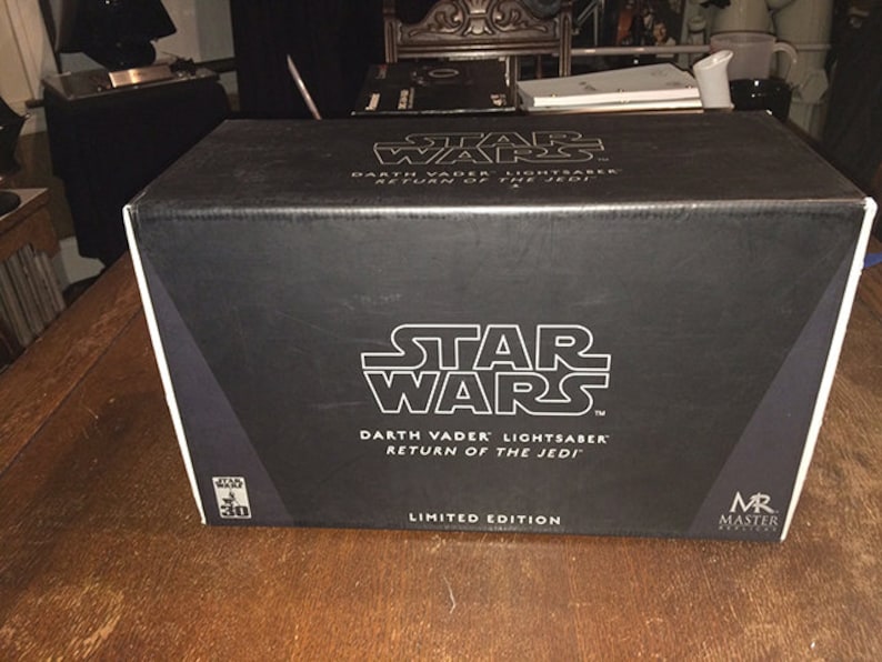 Mästerreplikor ROTJ Darth Vader ljussabel (466 av 500) SW-164LE med fodral bild 8