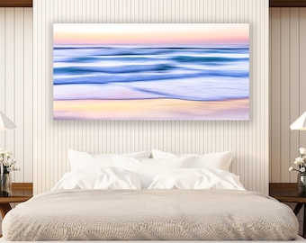 Big Sur, California Coast Beach Sunset, Large Seascape Canvas, Bedroom Decor, Monterey Ocean Abstract, Big Sur Fine Art Print, Peaceful Wave