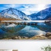 Sierra Nevada Print, Mountain Reflection Canvas, Owens Valley Picture ...
