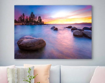 California Herbst Druck Kabine Leinwand übergroße Landschaft | Etsy