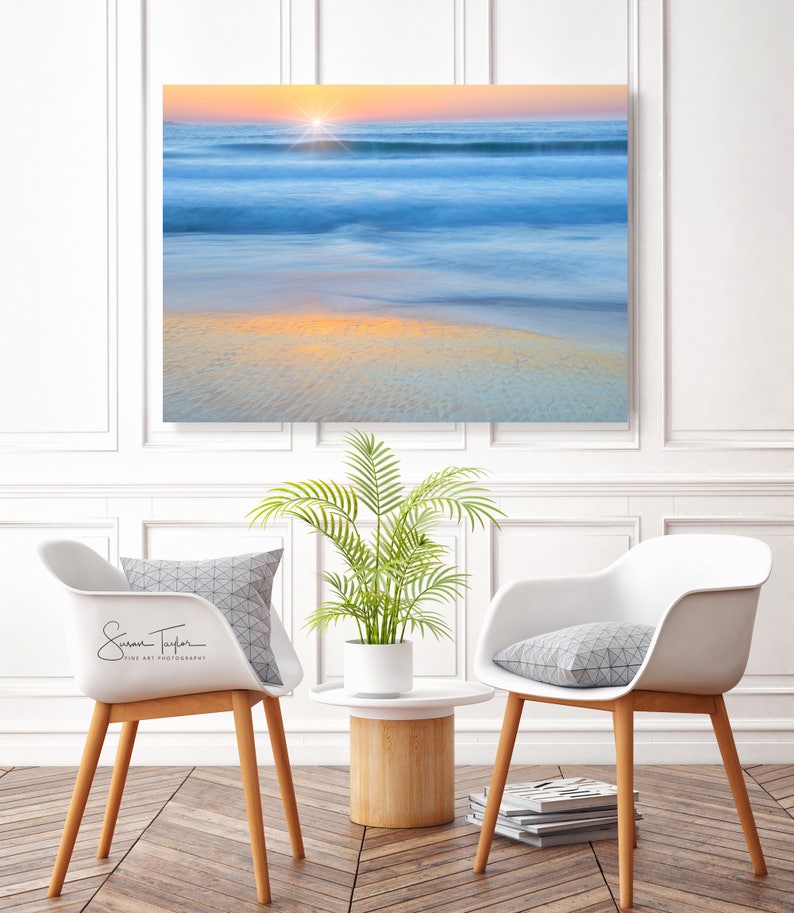 Nautical Print California Beach Photo Carmel Glistening Sand Etsy
