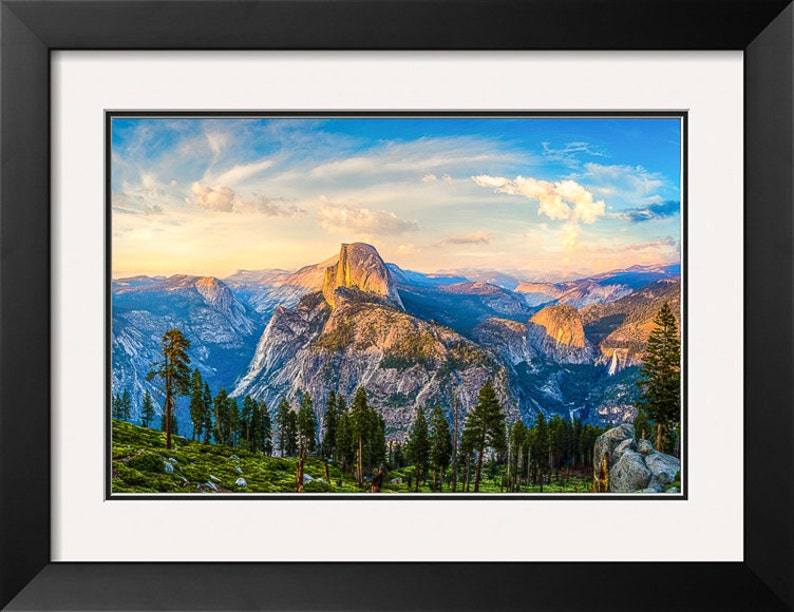 Yosemite Half Dome Wall Art Yosemite National Park Fine Art Etsy