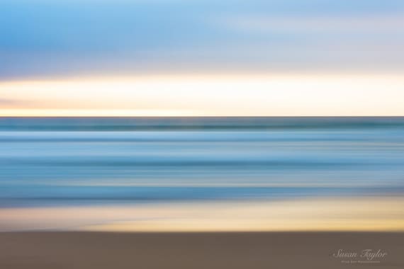 Abstract Pacific Coast Nautical Home Decor Print, California Seascape Photography, Big Sur Ocean Waves Wall Art, Beach Canvas Gallery Wrap