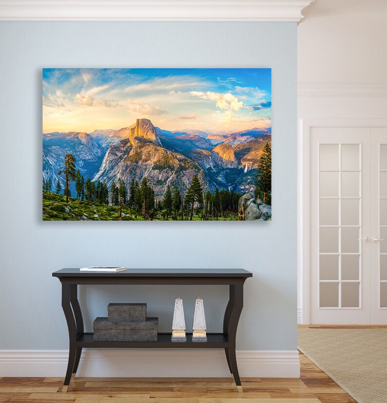 Yosemite Half Dome Wall Art Yosemite National Park Fine Art Etsy