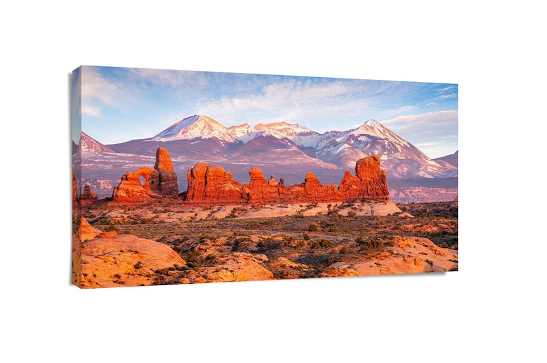 Arches Photography Turret Arch Canvas Arches National Park - Etsy