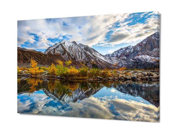 California Mountain Print Reflection Photo Sierra Nevada | Etsy
