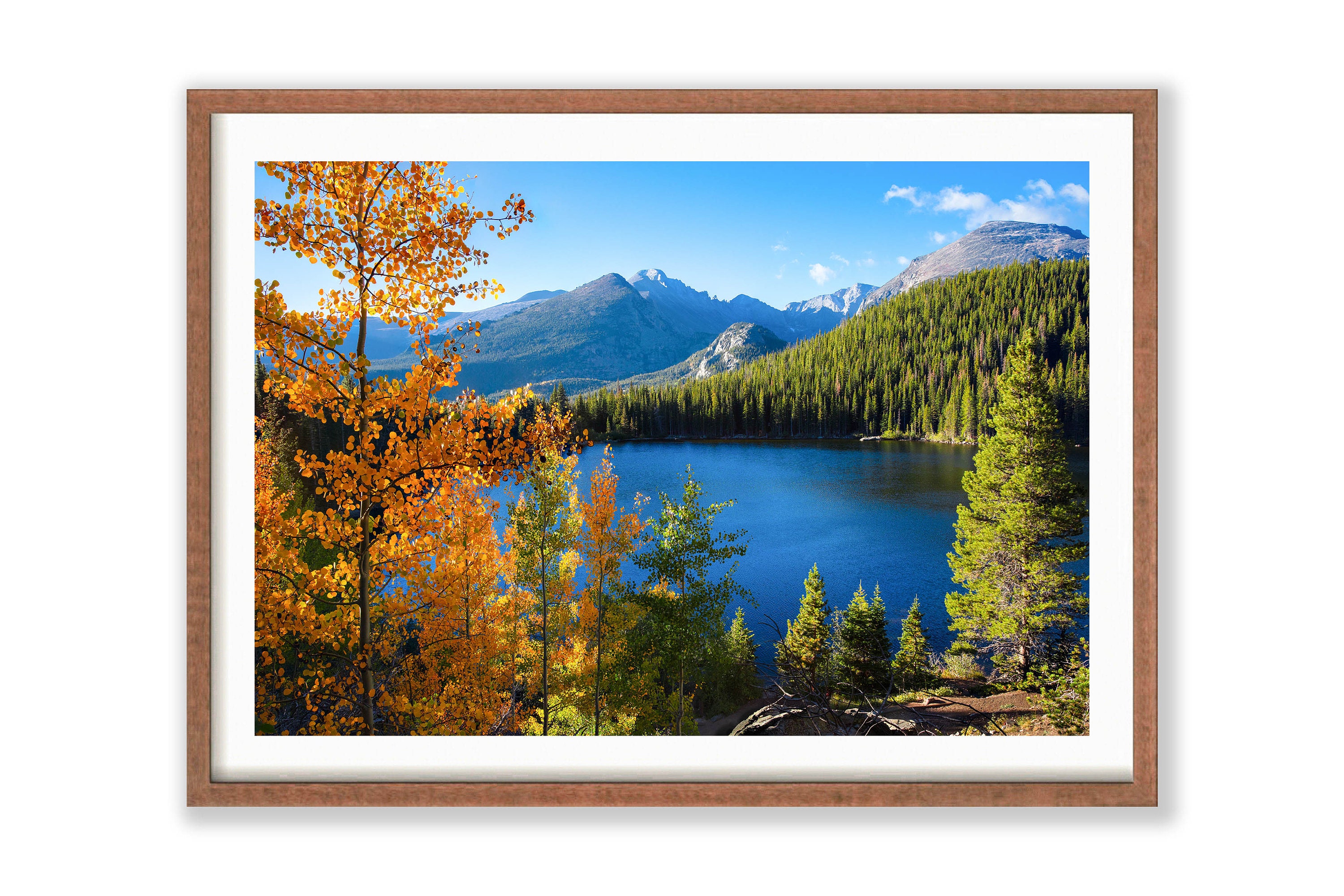 Large Colorado Photograph, Autumn Landscape Print, Rocky Mountain ...
