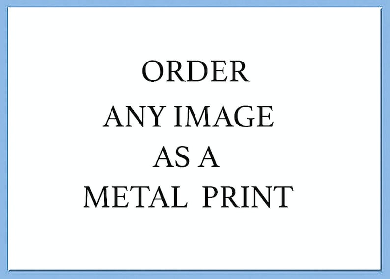 Op de afbeelding: Bestel elke afbeelding als een metalen print.