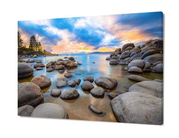 photo panoramique mer art californie usa Encadrée imprimer-océan à pebble beach