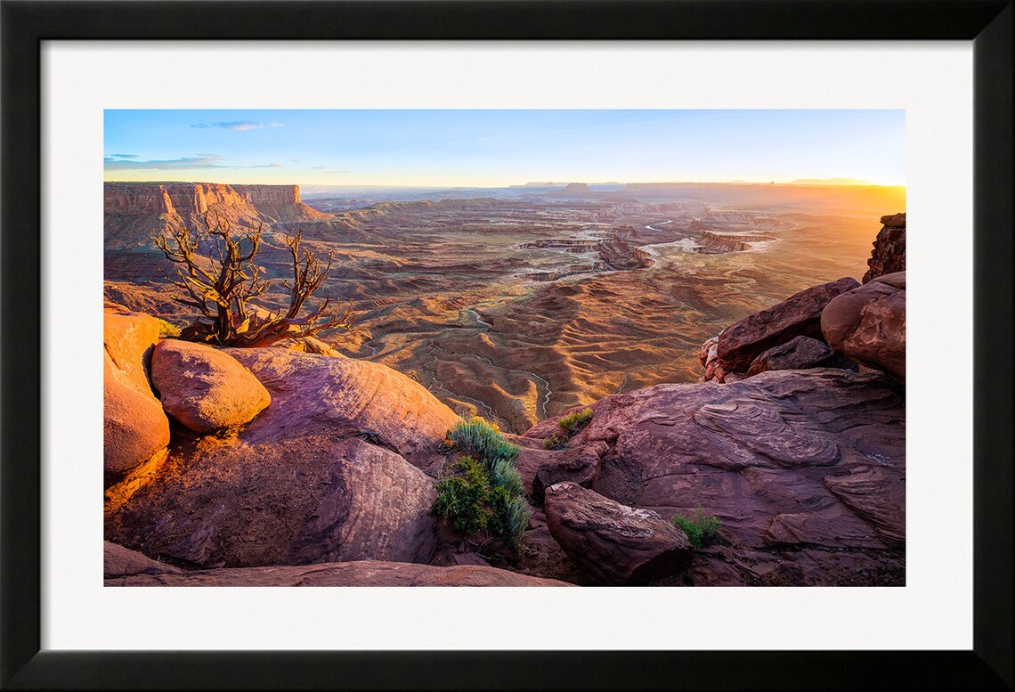 Large Desert Canvas Canyonlands Sunset Print Serene Utah | Etsy