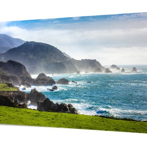 Big Sur Canvas Art, California Ocean Photo, Coastal Wall Print, Big Sur Wall Art, Bixby Bridge,  Pacific Ocean, Large Ocean Gallery Wrap,