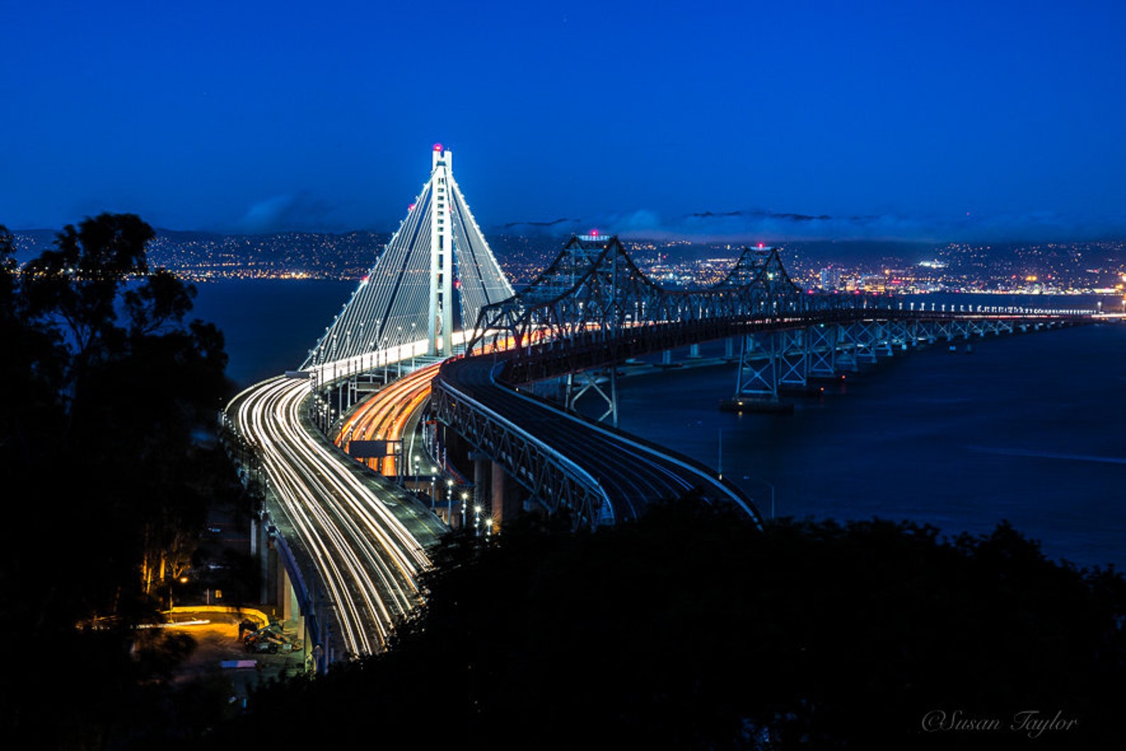 Large San Francisco Bay Bridge Print Historical New Bay - Etsy