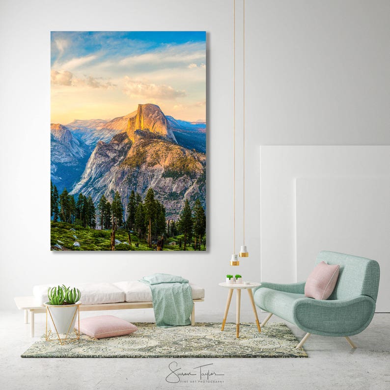 Yosemite Half Dome Wall Art Yosemite National Park Fine Art Etsy
