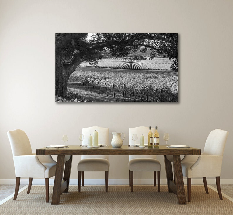 Napa Valley Photo Wine Country Wall Art California Tree Etsy