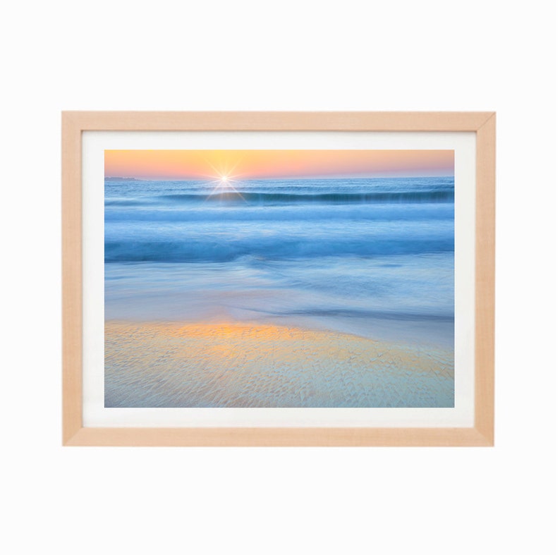 Nautical Print California Beach Photo Carmel Glistening Sand Etsy