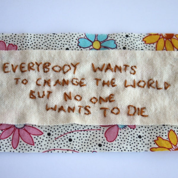 Songtext My Chemical Romance - jeder will Change the World - "Na Na Na" gestickt patch