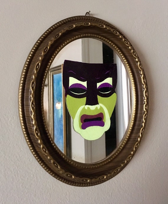 Magic Mirror on the Wall Disney Snow White Evil Queen Mirror Etsy