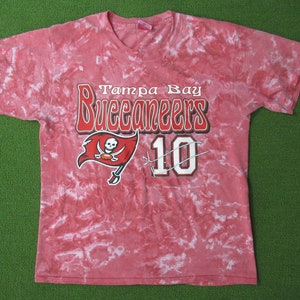 All Sport Events Vintage Tampa Bay Buccaneers Tie Dye T-Shirt Size L (44) #10 Single Stitch