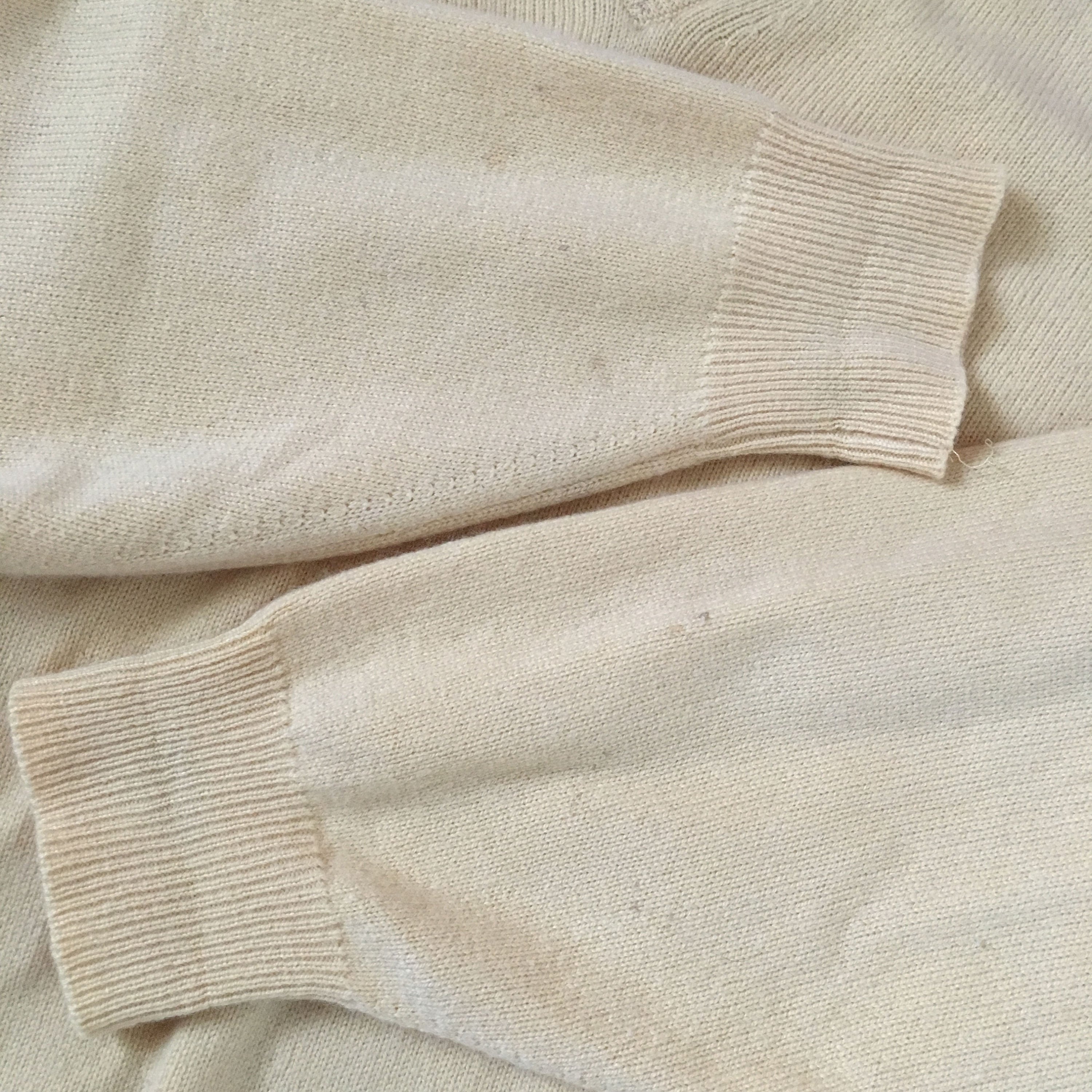 Vintage Brooks Brothers 100% Pure Cashmere Pullover V-neck Yellow