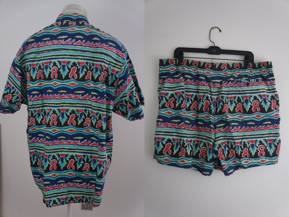 Original ACA Joe Button Down Shirt S/S and Shorts… - image 2