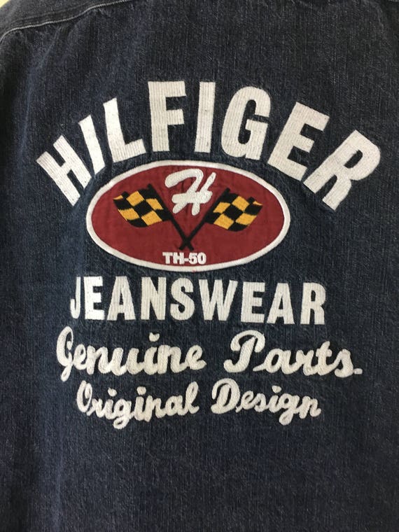 Vintage 90s Tommy Hilfiger Jeanswear Genuine Part… - image 4