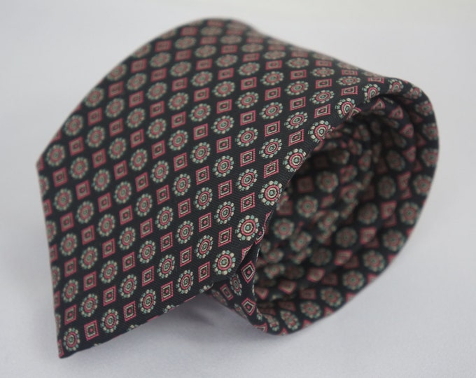 Vintage Yves Saint Laurent Neckwear Mens Necktie Tie 100% Silk Made in ...