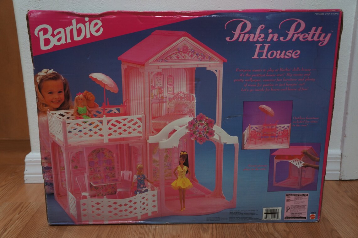 Barbie Doll House Pink 'n Pretty House Mattel 1995 Rare | Etsy