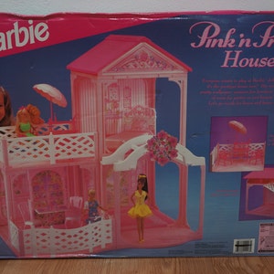 Barbie Doll House Pink 'n Pretty House Mattel 1995 Rare | Etsy