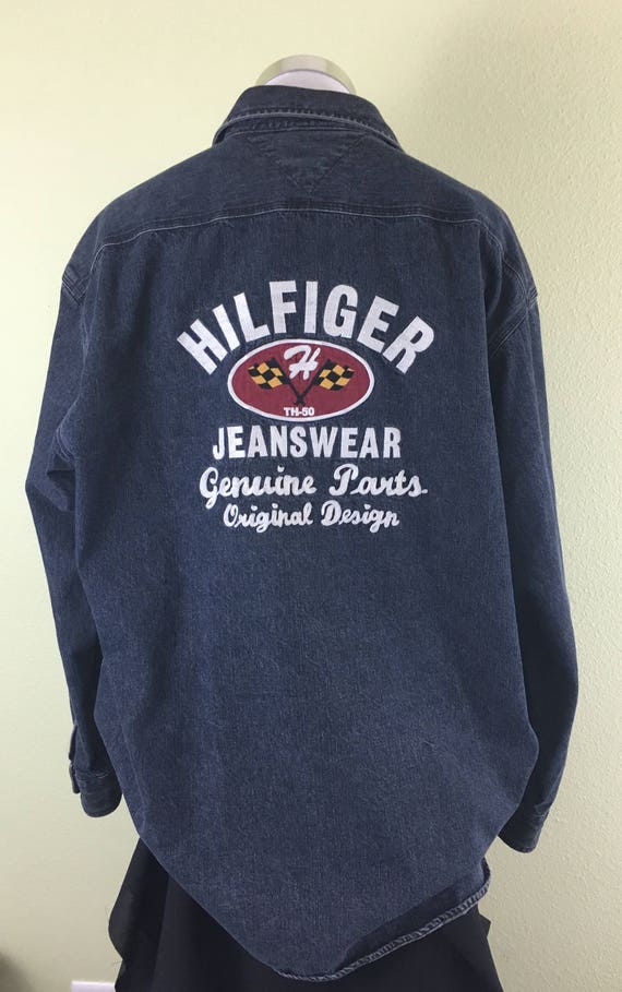 Vintage 90s Tommy Hilfiger Jeanswear Genuine Part… - image 1