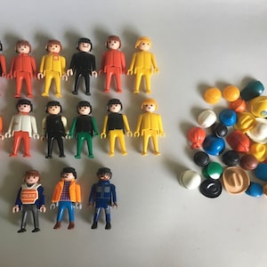 Playmobil Geobra Vintage 1974 1997 Lot Figures & Accessories