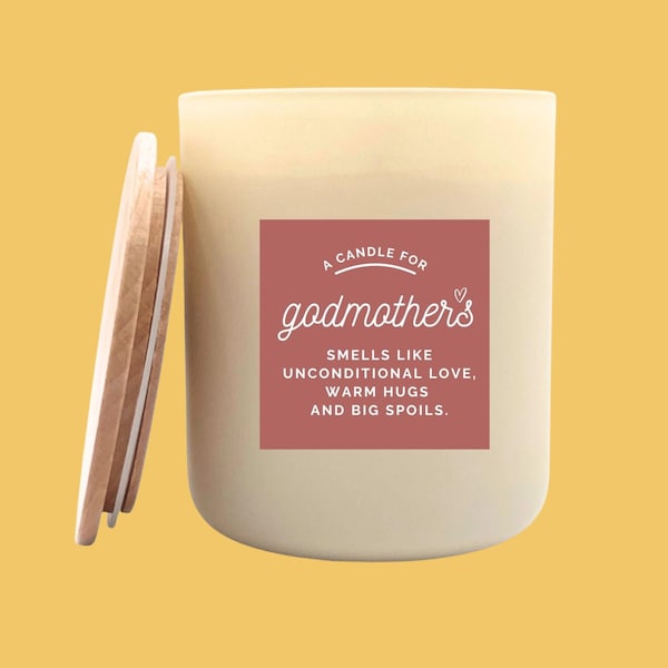Godmother Candle For Godmother Gift Set For Godmother Proposal Gift Ideas For Godmother Proposal Gifts Godmother Birthday Gift For Godmother