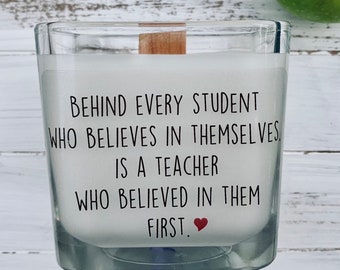 Teacher Gift, Gift For Teacher, Teacher Gifts, Personalized Teacher Gift, Personalized Candle, Custom Candle, Preschool Teacher Gifts,