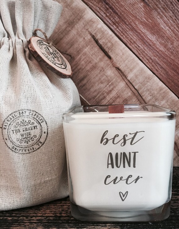 Soy Candle Best Aunt Ever Best Aunt Gifts Gifts For Aunt Etsy
