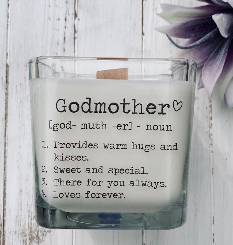 Godmother Gift Godmother Proposal Gifts for Godmother Candle Etsy