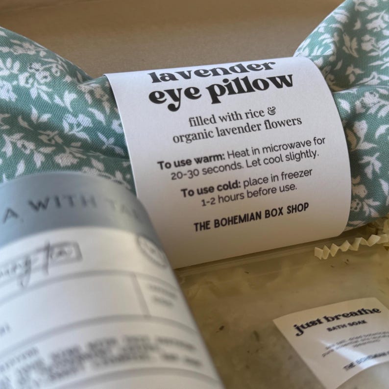 Relaxation Gift Box Spa Kit Wellness Package Stress Relief Anxiety ...