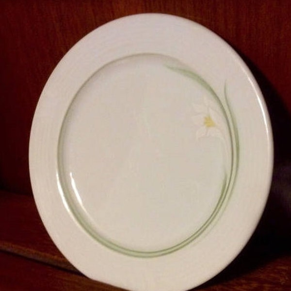 Set of 4 Bauscher China JASMIN Bread & Butter Plates Bavaria Germany Restaurant Ware 6 1/4" XLNT Condition