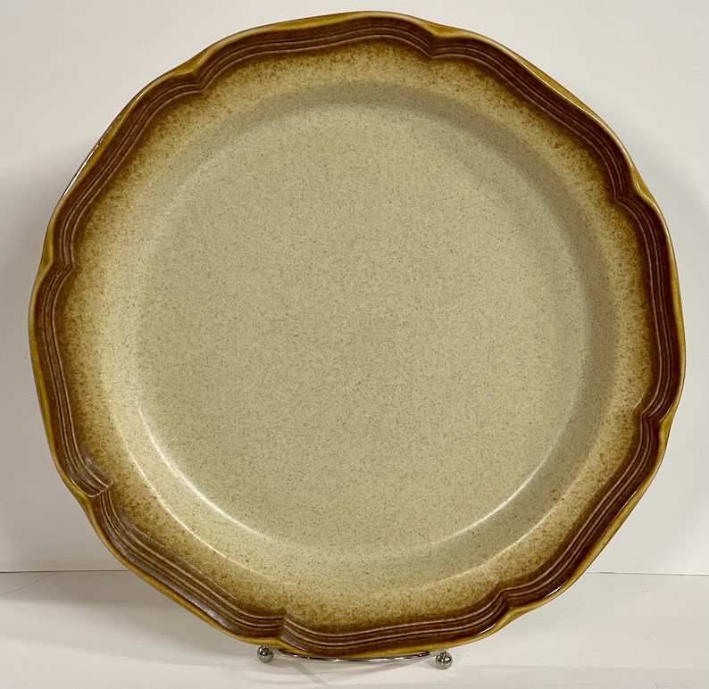 Mikasa WHOLE WHEAT E8000 Round Chop Serving Platter Dinnerware Etsy