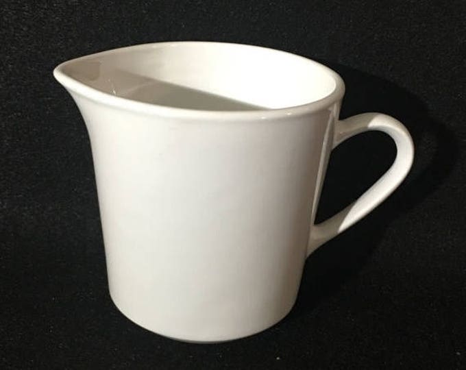 ON SALE Pyroceram by Corning WHITE Creamer All White Dinnerware ...