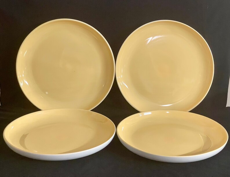 RARE Crate & Barrel CBL79 Set of 4 Coupe Dinner Plates All - Etsy