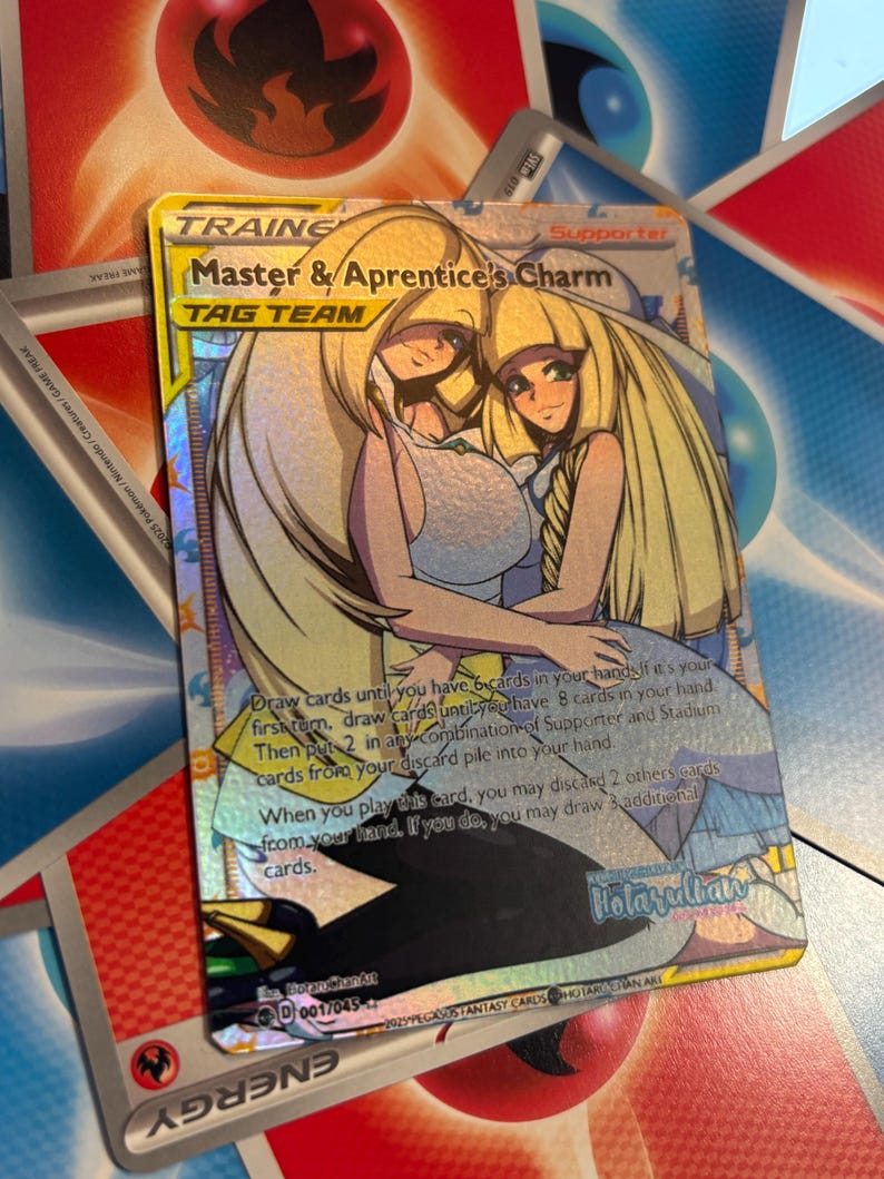 Custom Trainer Master & Aprentice’s Charm! - Etsy