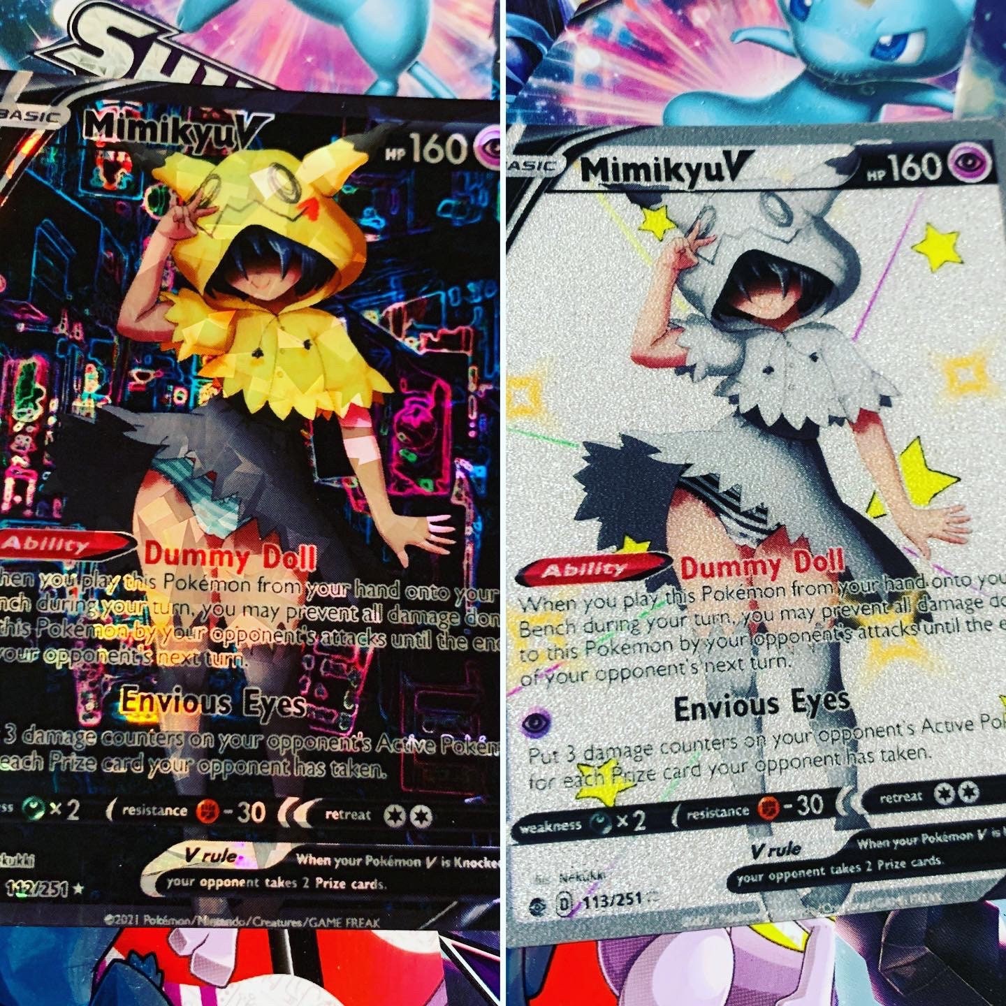 Custom Full Art Mimikyu V -  Hong Kong