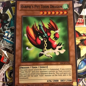 Harpie's Pet Phantasmal Dragon ORICA Common Fanmade YuGiOh Card